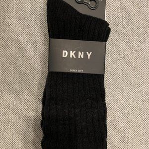 DKNY Women's Black or Grey Crew Socks size:4-10- each sold separately